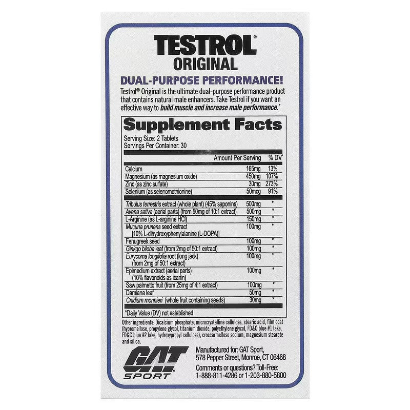TESTROL 60 TABLETAS