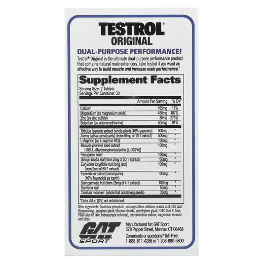 TESTROL 60 TABLETAS