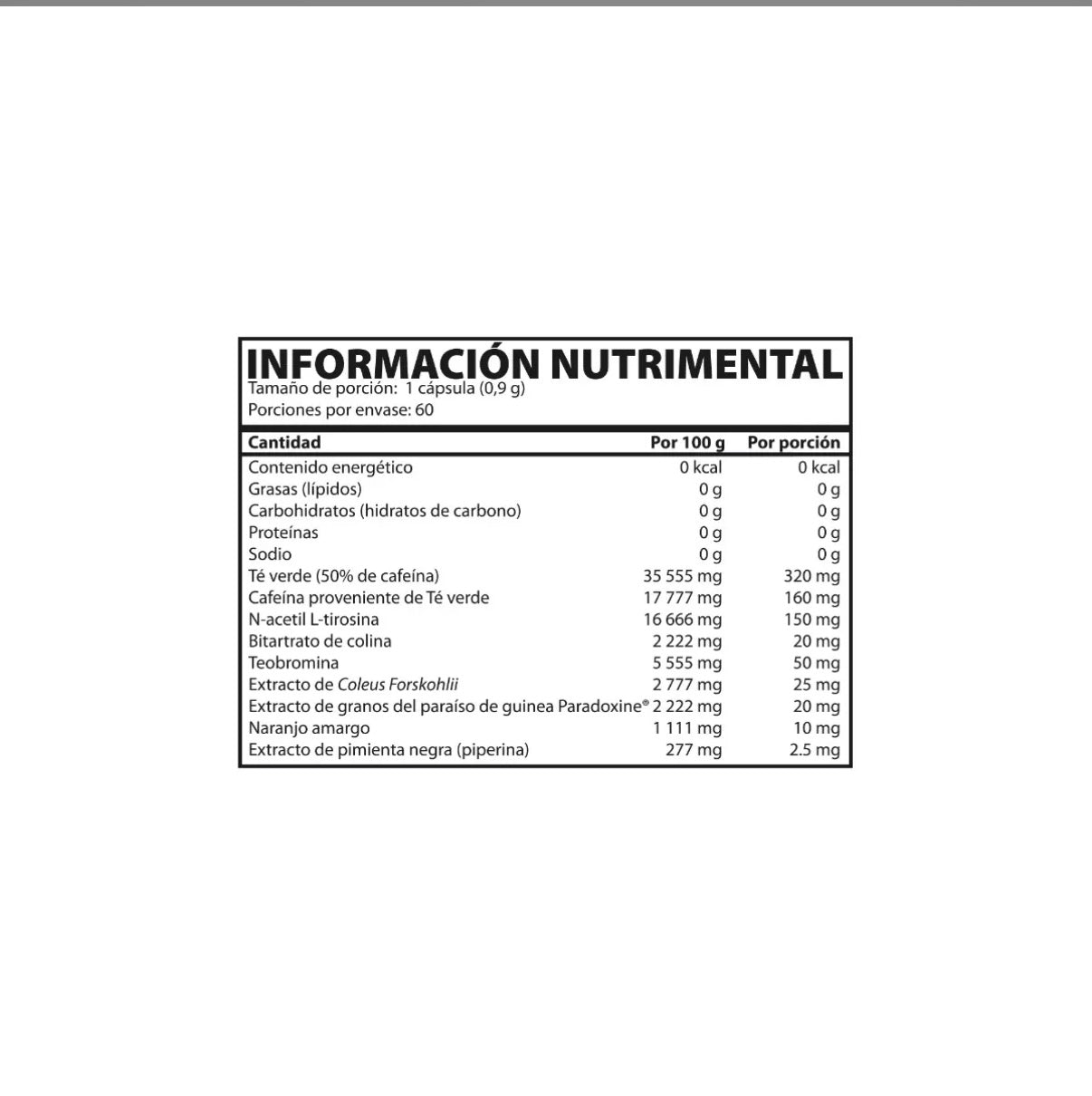 LIPO 6 INTENSE ULTRA CONCENTRADO 60CAPSULAS