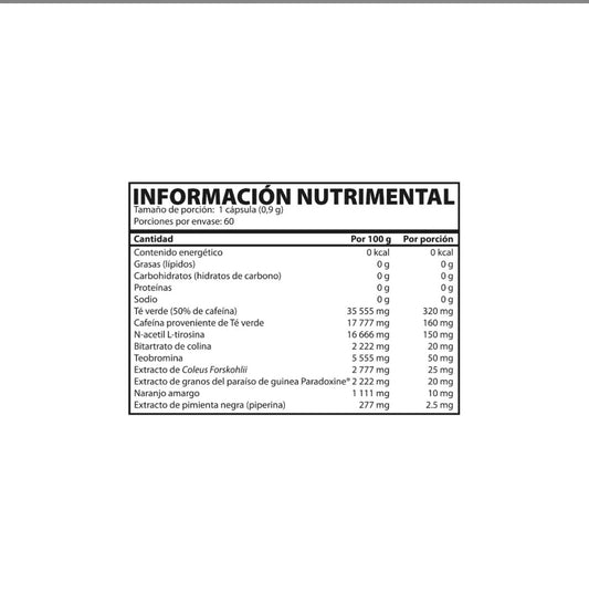 LIPO 6 INTENSE ULTRA CONCENTRADO 60CAPSULAS