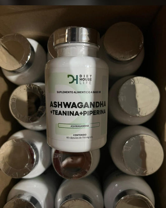 Ashwagandha + L-Teanina + Piperina